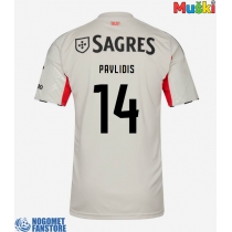 Benfica Vangelis Pavlidis #14 Gostujuci Dres 2025-26 Kratak Rukav